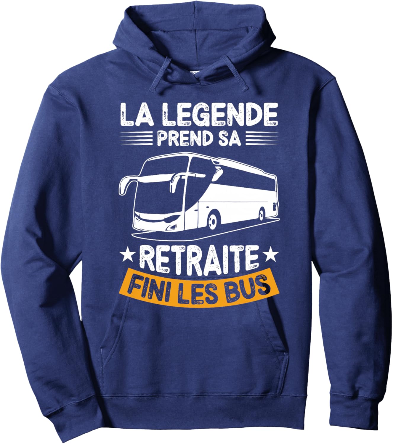 Shirt Retraite Bus Chauffeur Retraité 2025 Haut de Gamme Hoodie - Hoodie | Navy