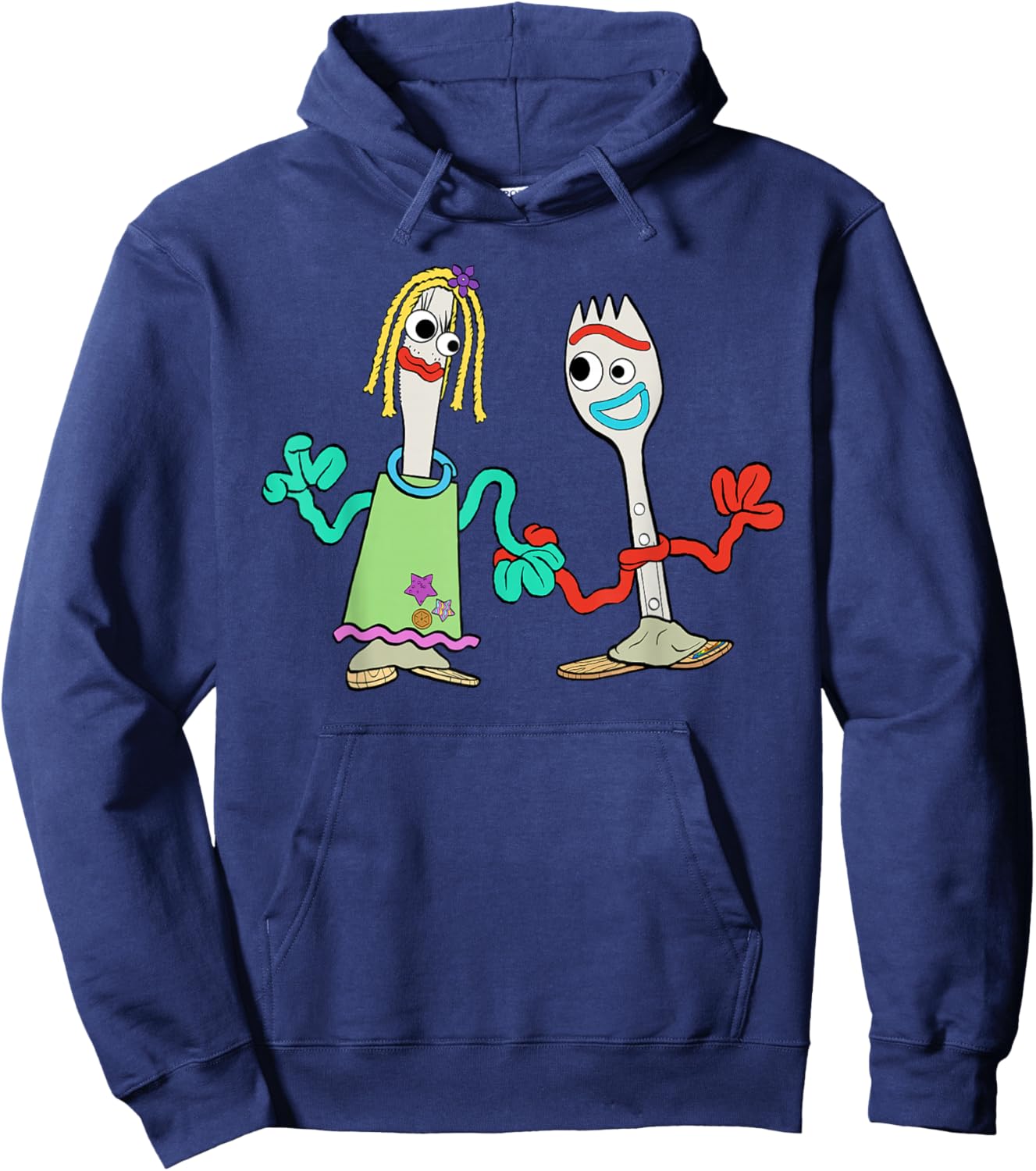 Disney and Pixar's Toy Story 5 Forky Karen Beverly Big Pose Hoodie - Hoodie | Navy