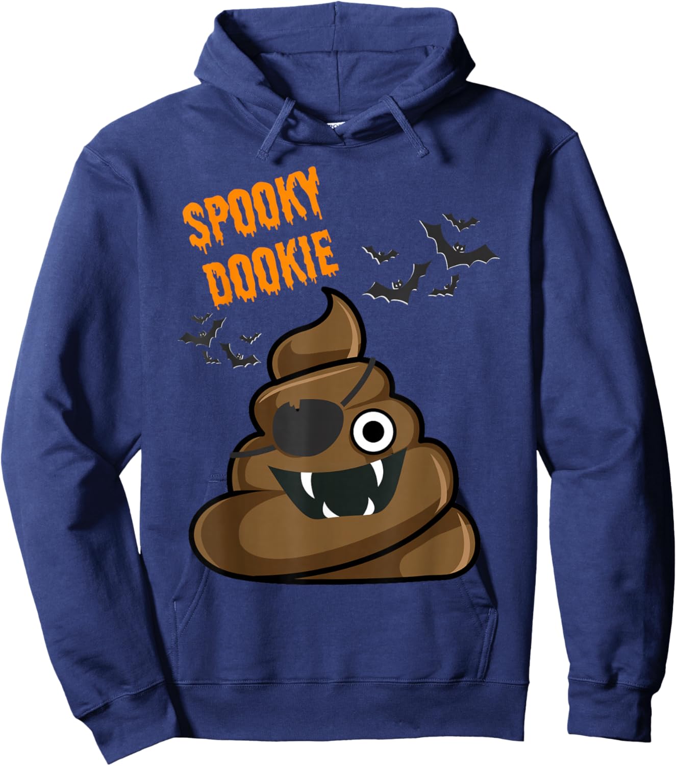 Funny Spooky Dookie Halloween Costume Women Kids Hoodie - Hoodie | Navy