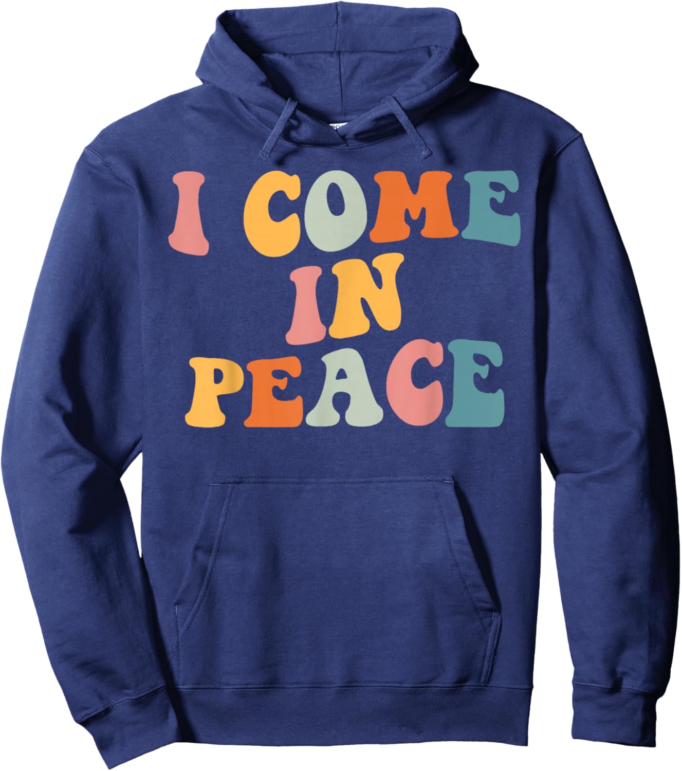 I Come in Peace Im Peace Couples Costume Women Hoodie - Hoodie | Navy