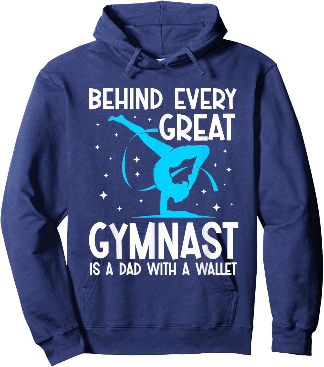 Funny Gymnastics Dad Hoodie - Hoodie | Navy