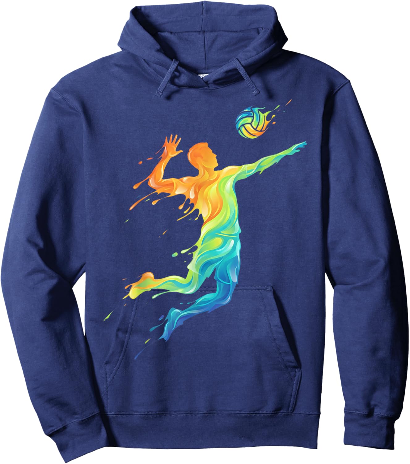 Volleyball Man Child Boy Hoodie - Hoodie | Navy