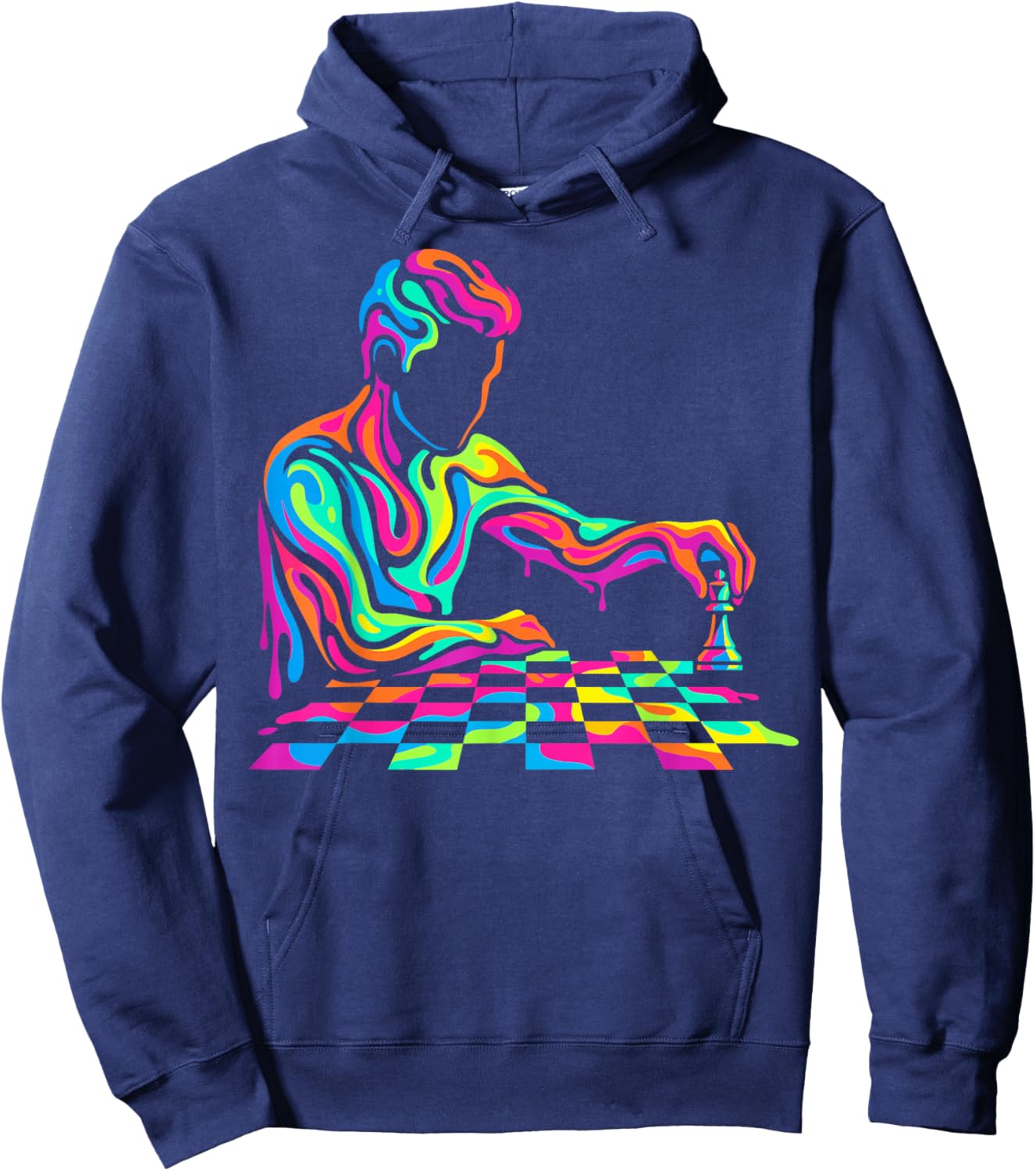 Chess Game Player Man Child Boy Hoodie - Hoodie | Navy