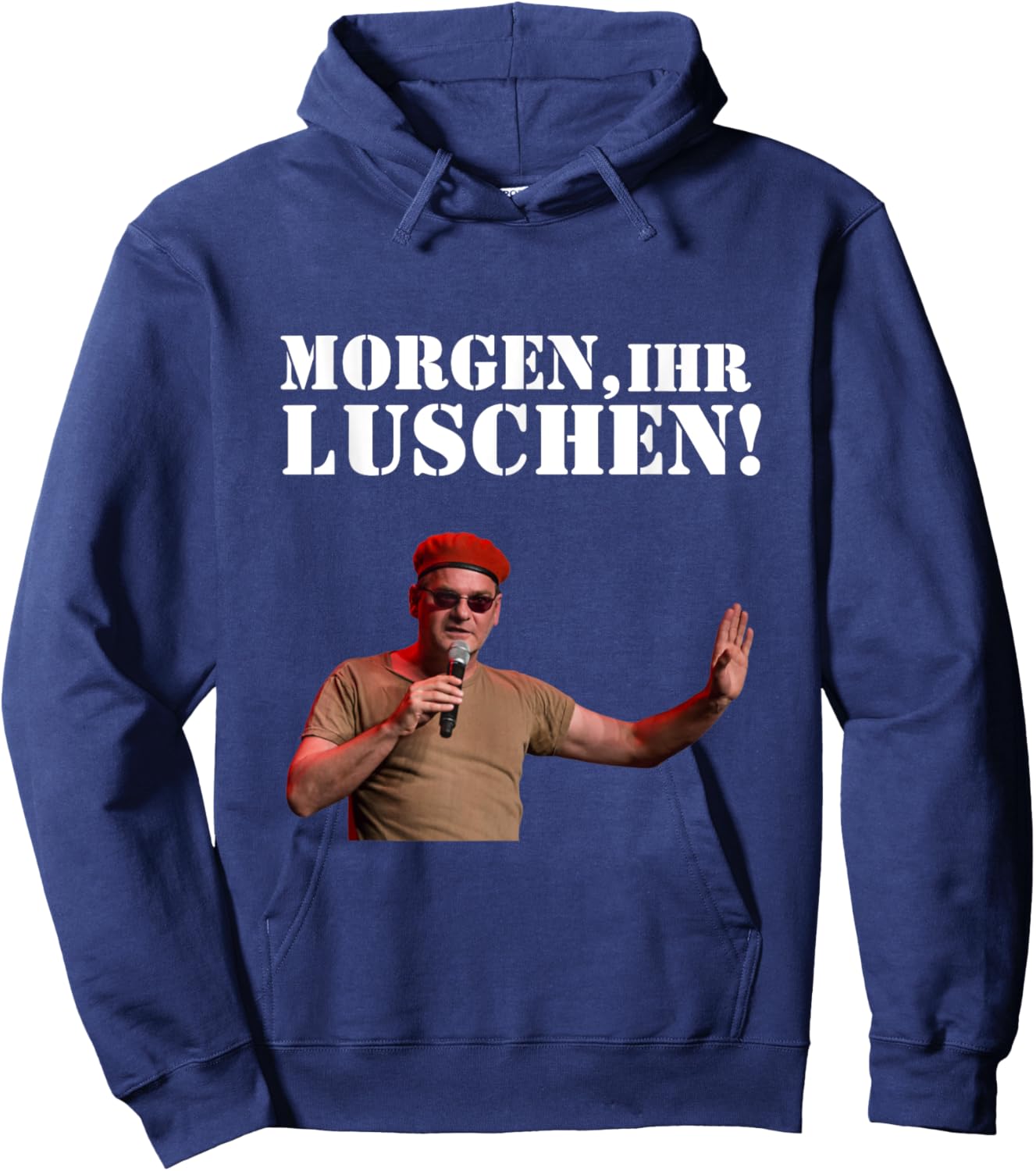 German Army Morgen ihr Lüschen Trainers Schmidt , black, S Hoodie - Hoodie | Navy