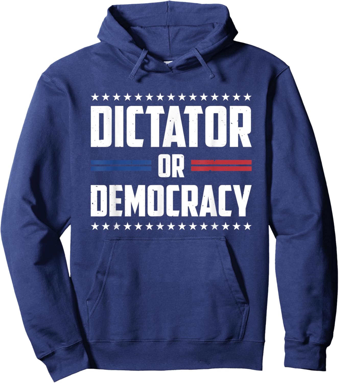 Dictator Or Democracy Hoodie - Hoodie | Navy