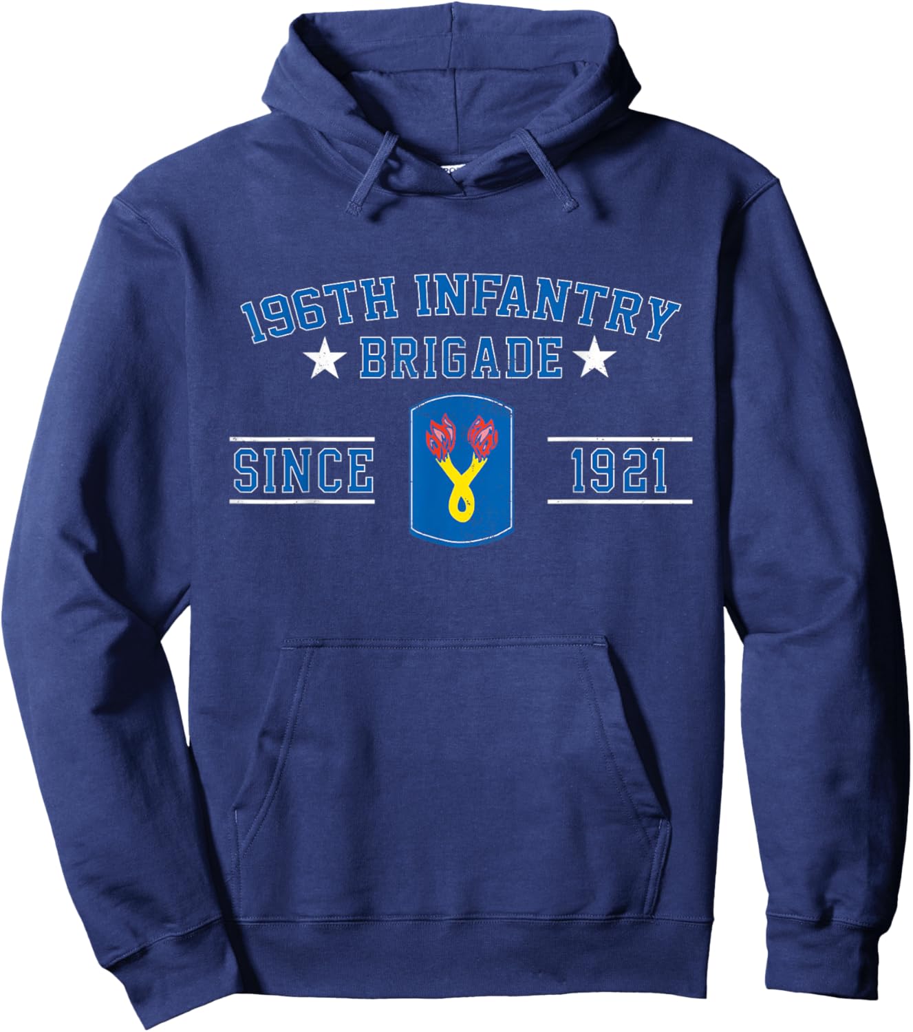 196th Infantry Brigade Veteran Military Father Day Christmas Hoodie - Hoodie | Navy