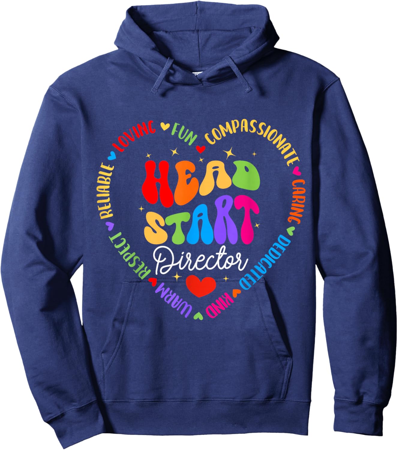 Head Start Director Life Teacher Headstart Back to School Hoodie - Hoodie | Navy