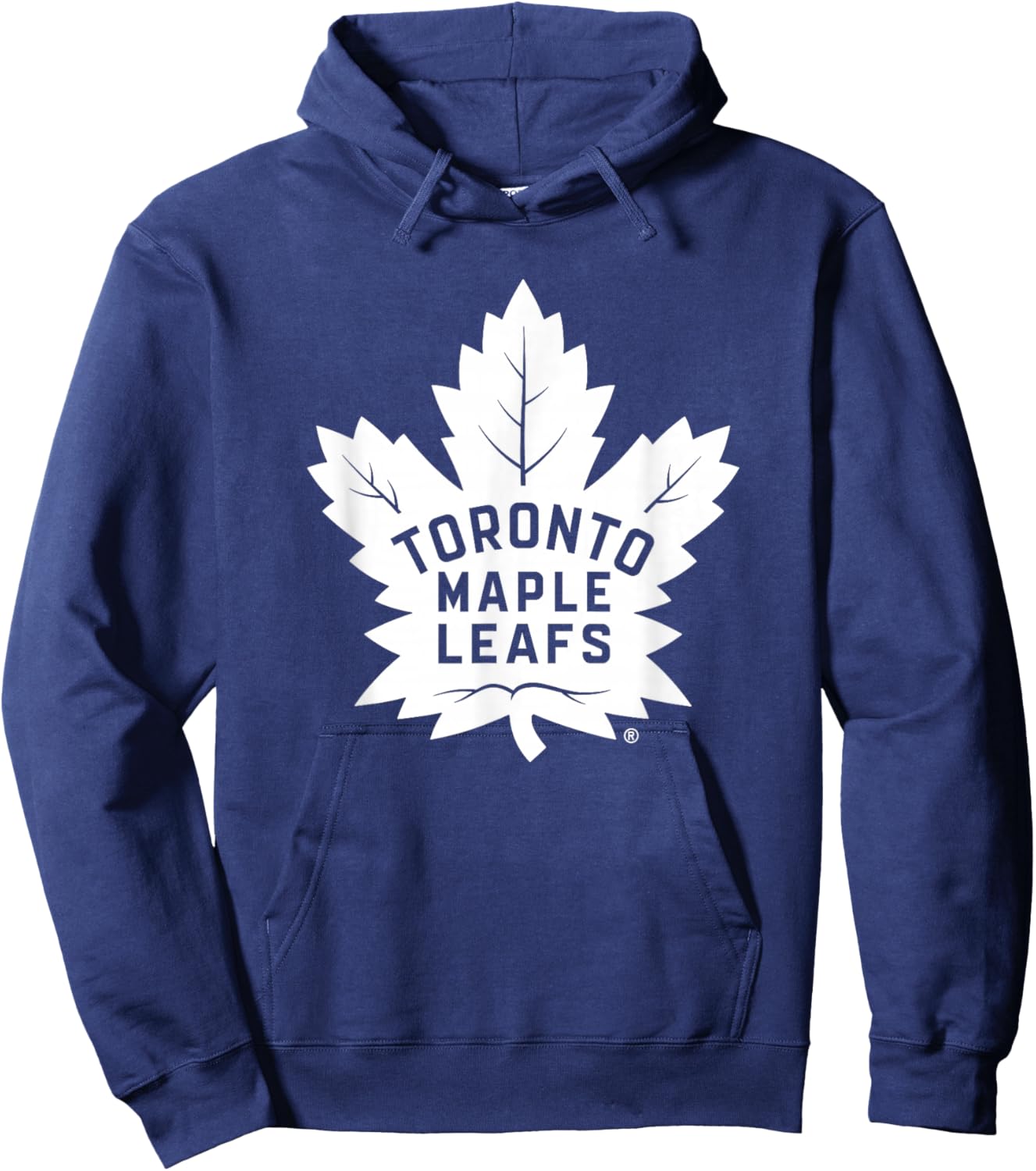 Toronto Maple Leafs Icon Royal Blue Officially Licensed Hoodie - Hoodie | Navy