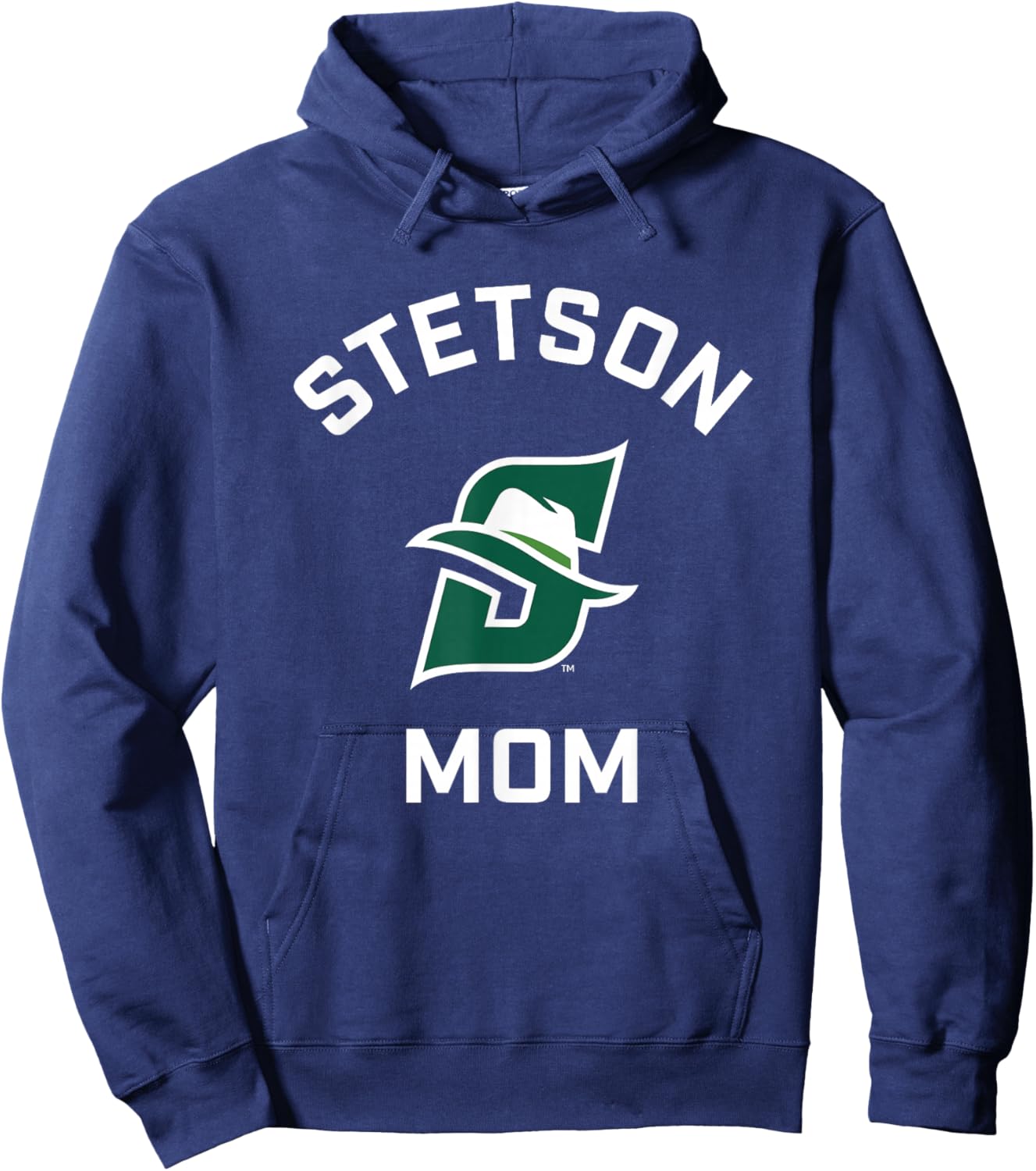 Stetson University Hatters Arched Mom Hoodie - Hoodie | Navy