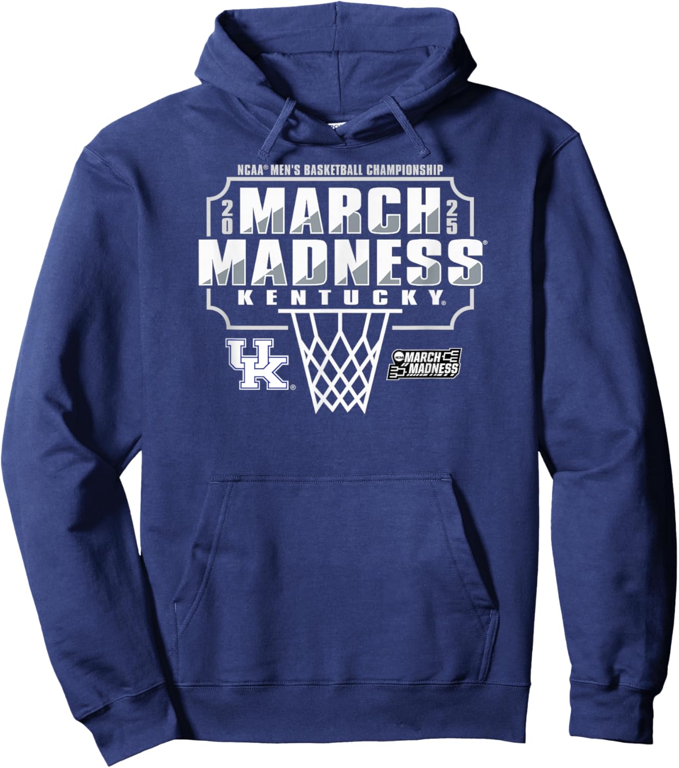 Kentucky Wildcats March Madness 2025 Men's Basketball Hoodie - Hoodie | Navy