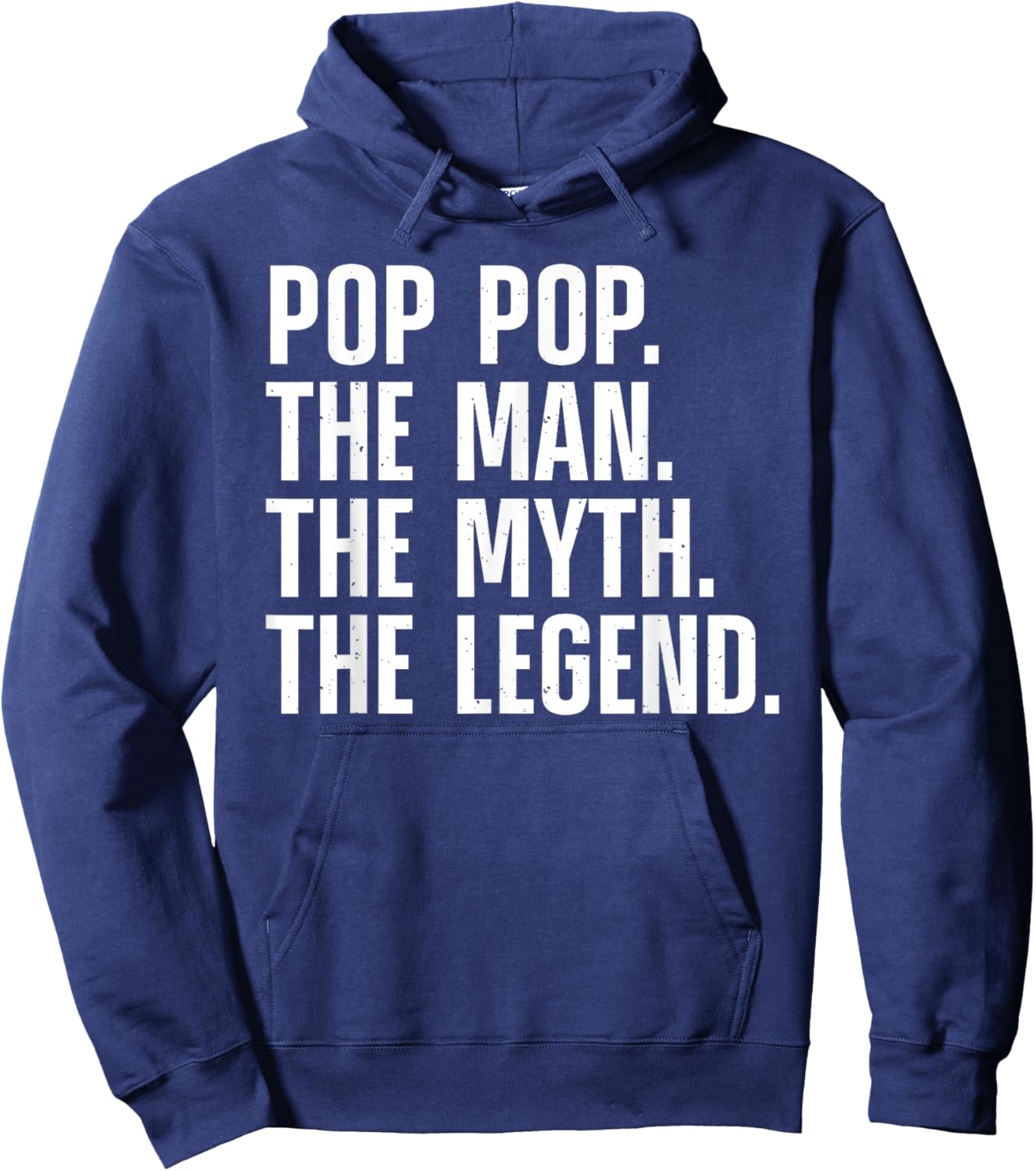 Pop Pop Art For Grandpa Grandfather From Grandkids Pop Pop Hoodie - Hoodie | Navy