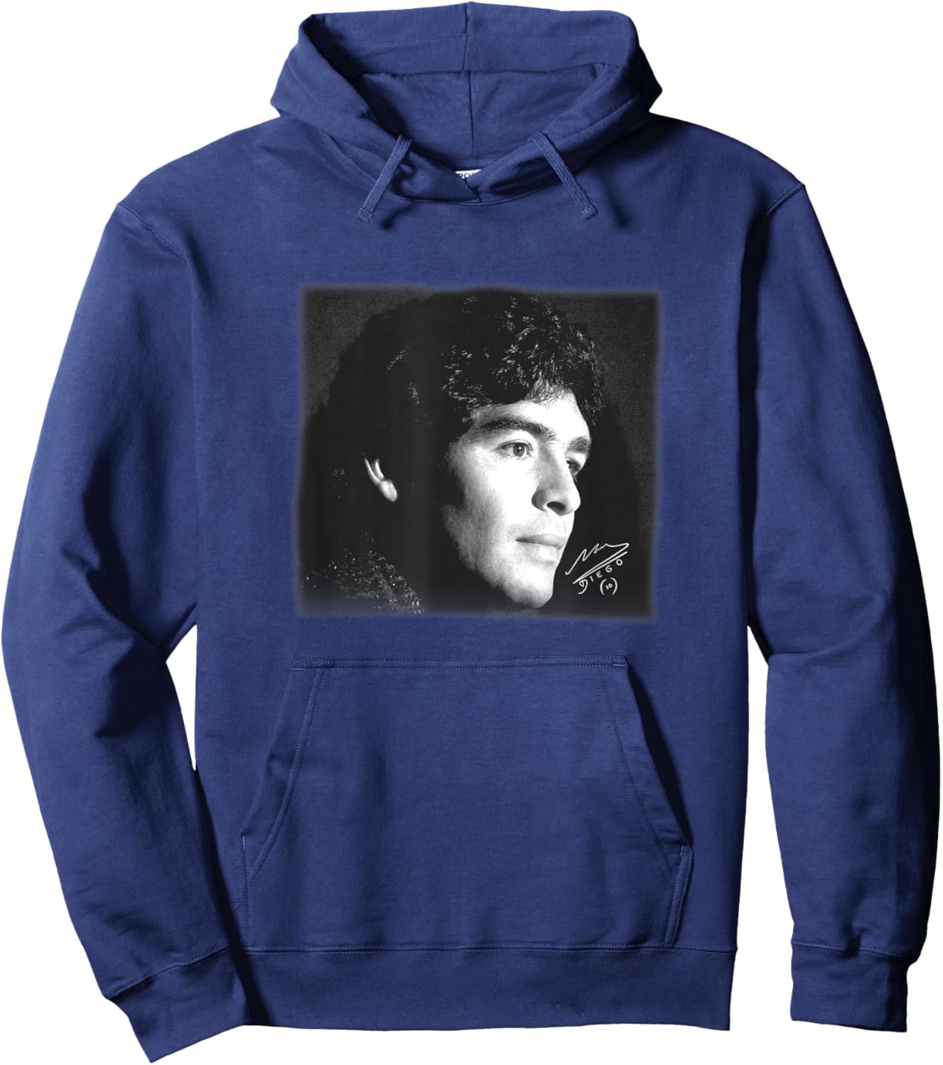Portrait of Maradona Hoodie - Hoodie | Navy