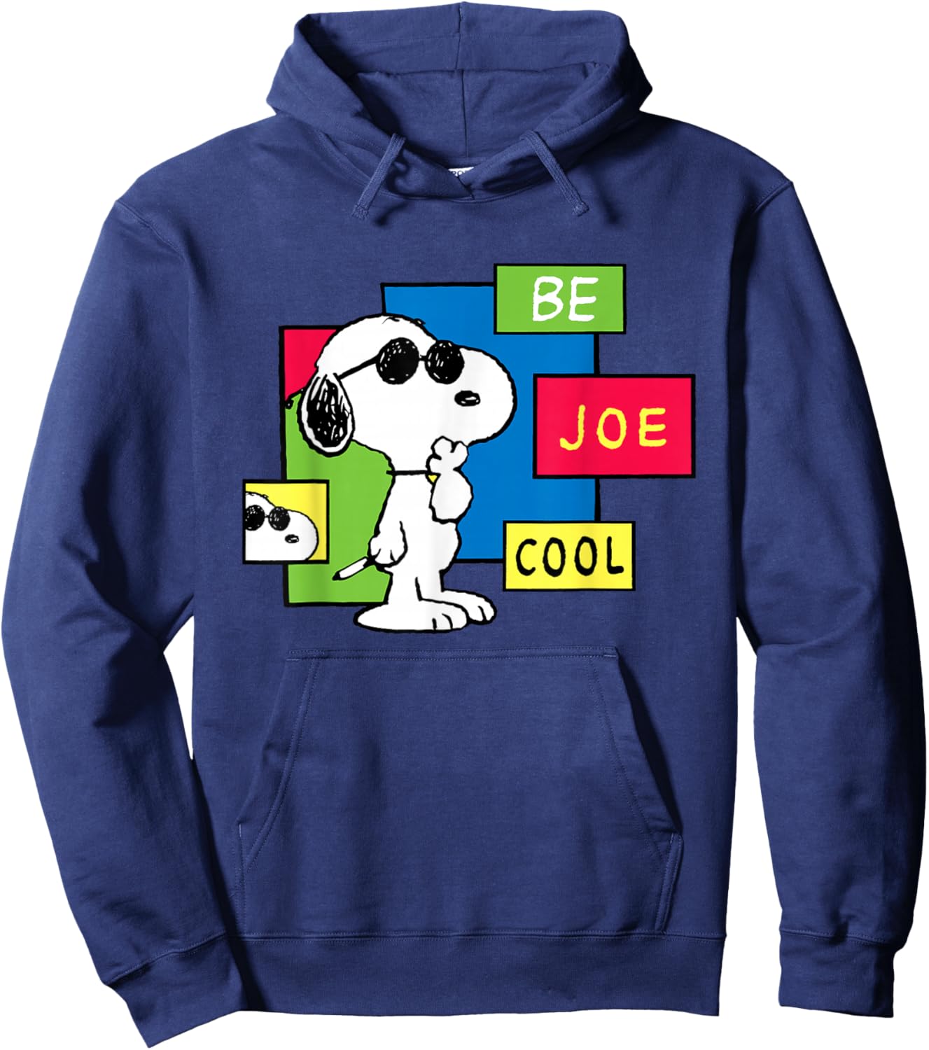Peanuts Be Joe Cool Snoopy Hoodie - Hoodie | Navy