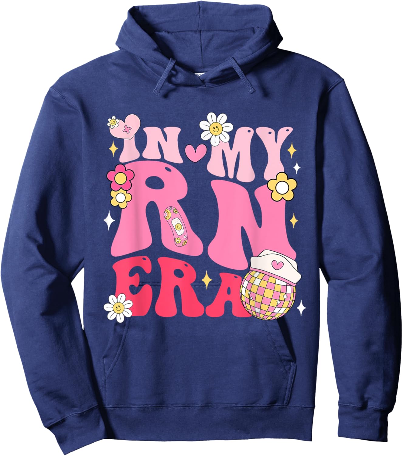 In My RN Era Registered Nurse Gifts for Nurses Graduation Hoodie - Hoodie | Navy