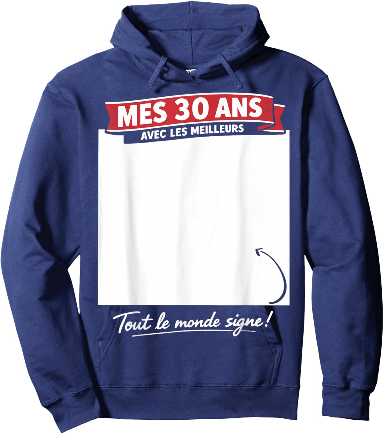 30ème Anniversaire Homme Femme 30 Ans 1996 déco drôle Cadeau Hoodie - Hoodie | Navy
