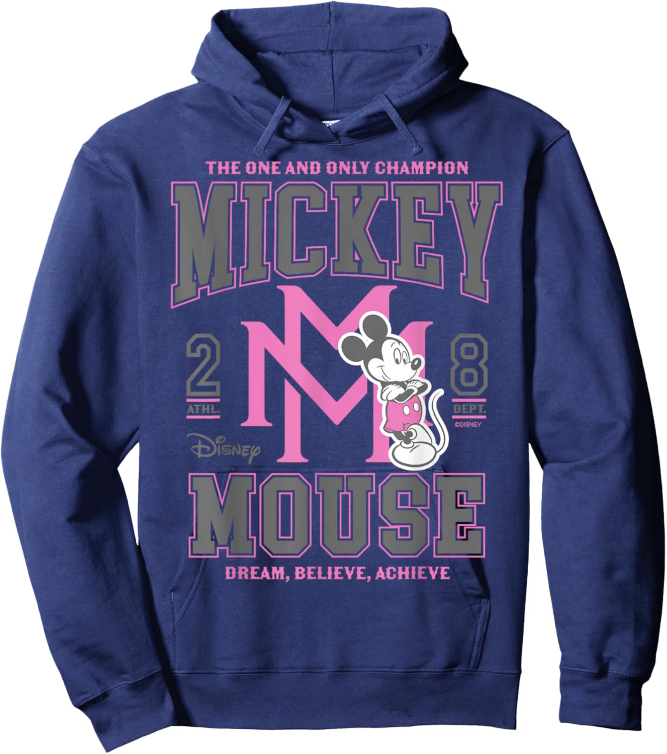Disney Mickey and Friends Champion Athletic Style Hoodie - Hoodie | Navy