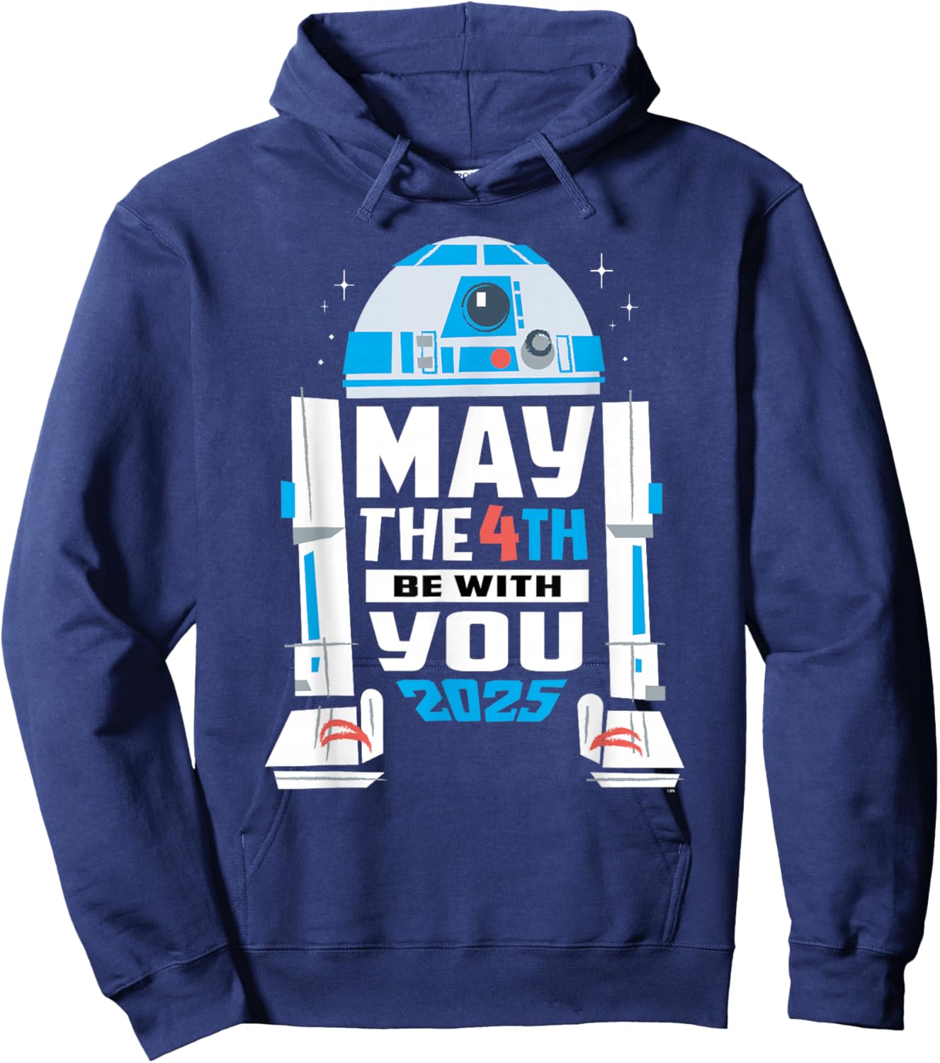 Star Wars R2-D2 May the 4th Be With You 2025 Star Wars Day Hoodie - Hoodie | Navy