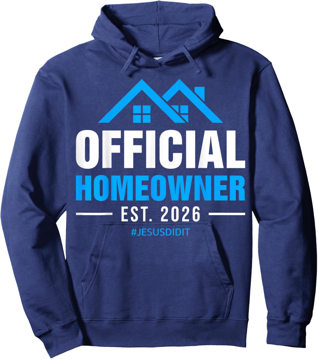 Official Homeowner Est 2026 New Home Owner Housewarming Hoodie - Hoodie | Navy