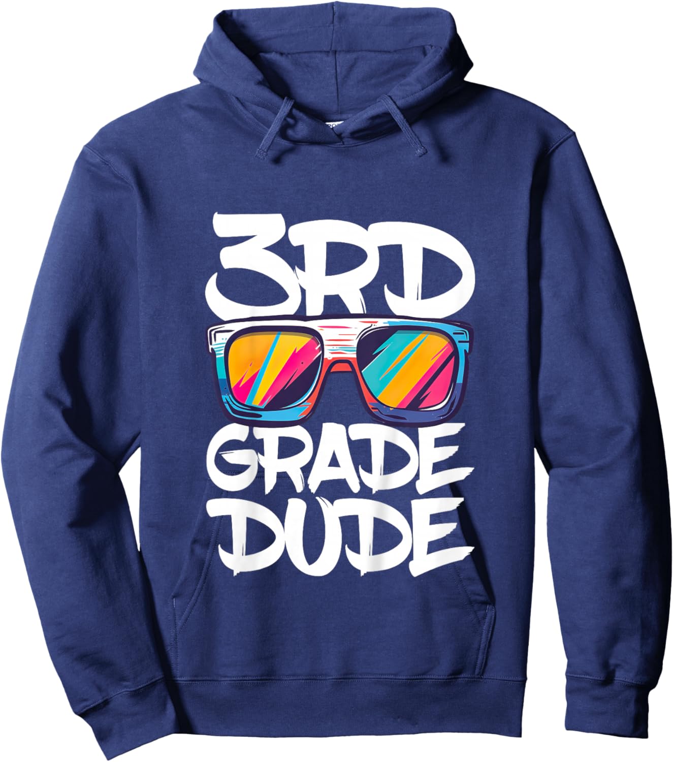 3rd Grade Dude Shirt Back To School Third Grade Boy Girl Hoodie - Hoodie | Navy
