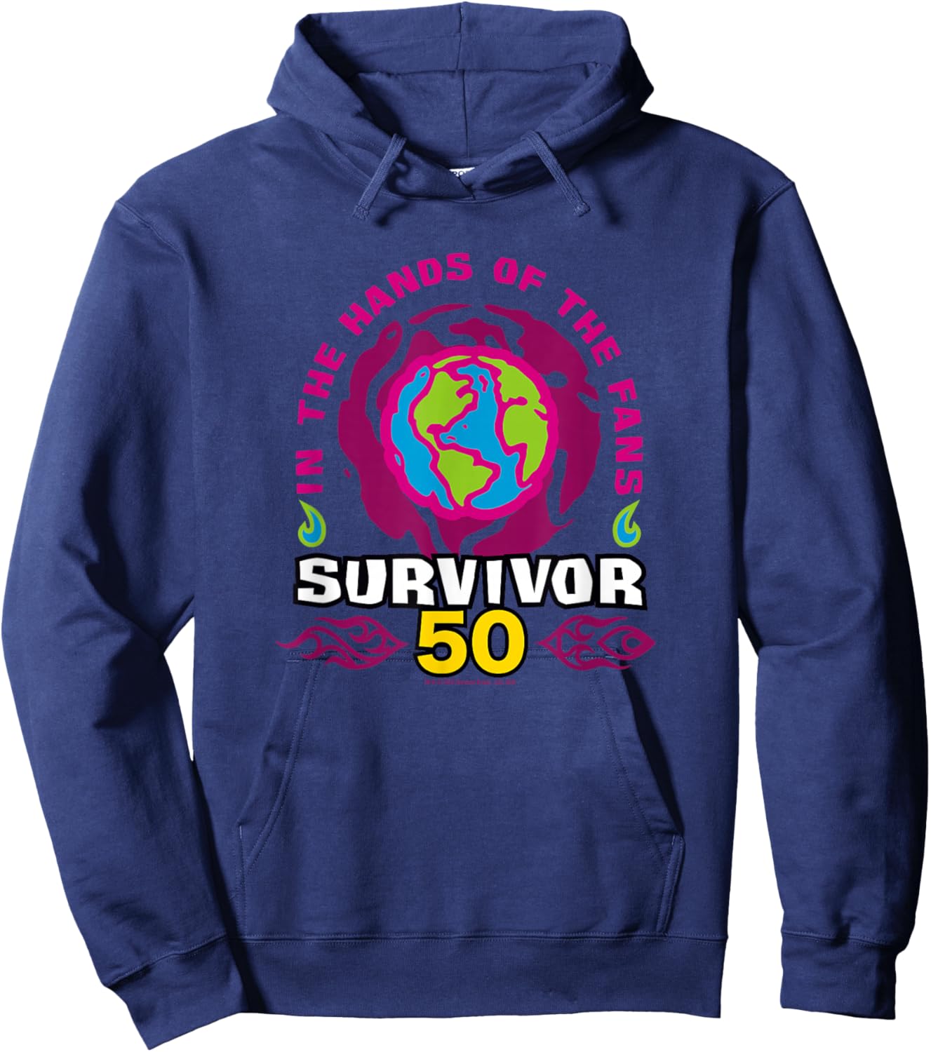 Survivor Earth Tribe Officially Licensed Hoodie - Hoodie | Navy