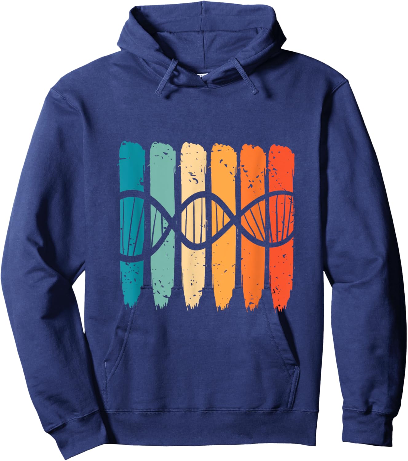 Biochemist Science DNA Vintage Biochemistry Biology Retro Hoodie - Hoodie | Navy