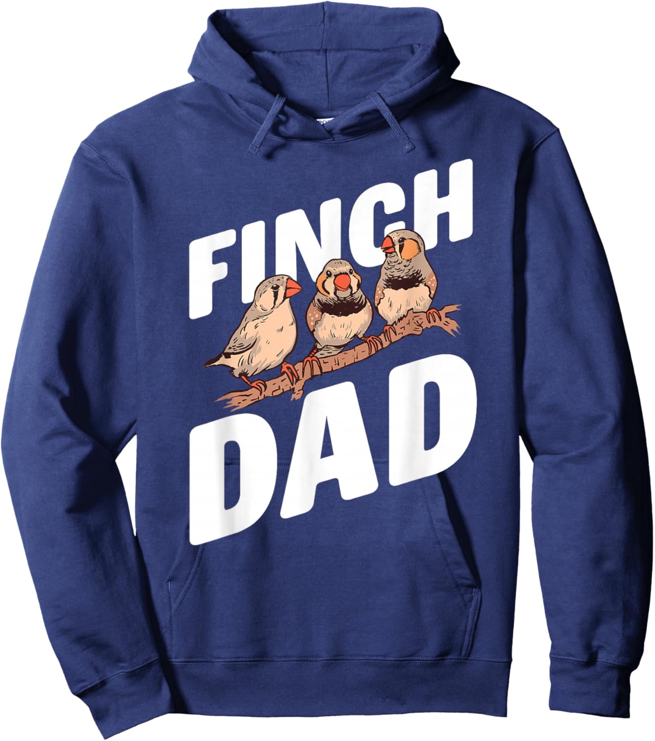 Zebra Finch Owner Finch Dad Pets Zebra Finches Hoodie - Hoodie | Navy