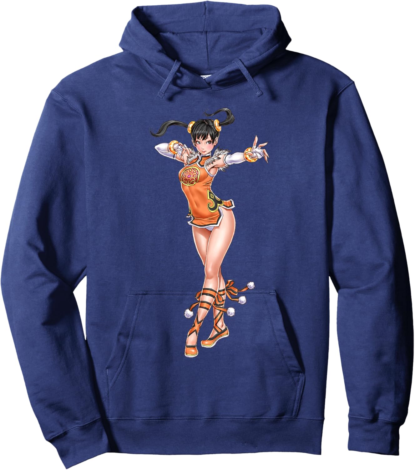 Bandai Namco Entertainment Inc. TEKKEN7 XIAOYU 004 , Small, Black Hoodie - Hoodie | Navy