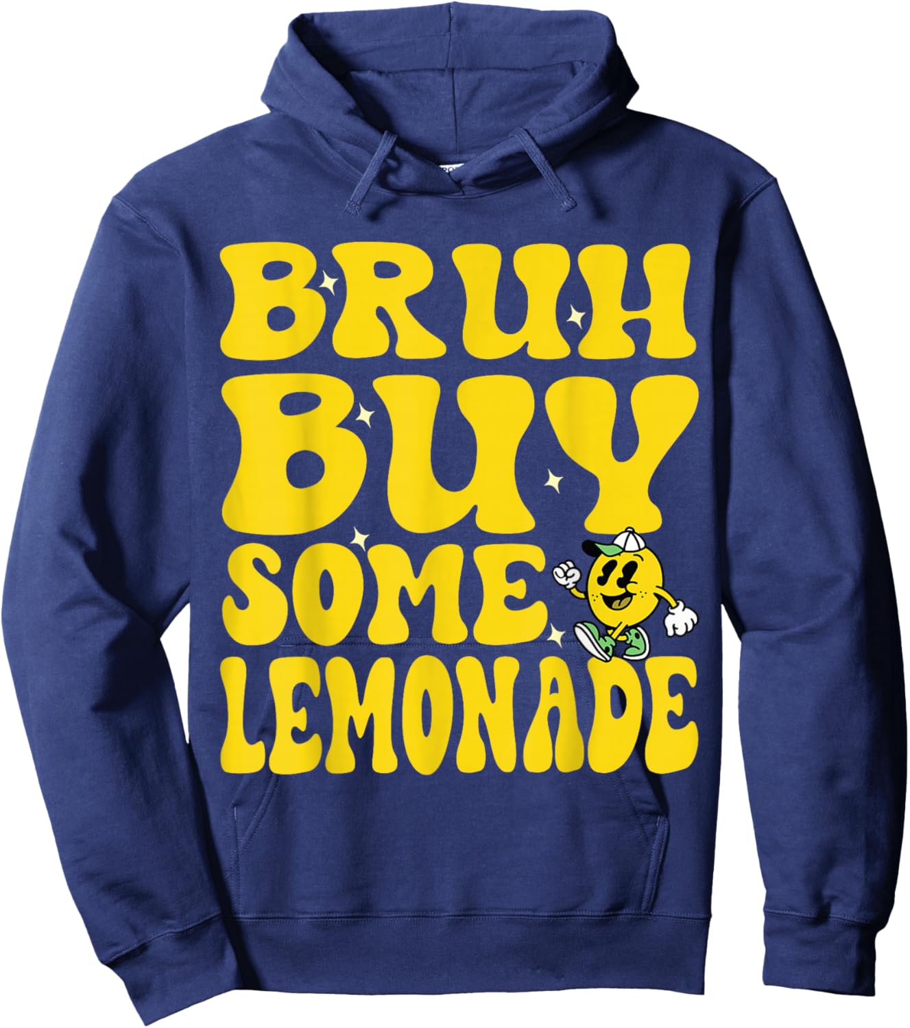 Lemon Stand Hustler Funny Lemonade Business Entrepreneur Hoodie - Hoodie | Navy