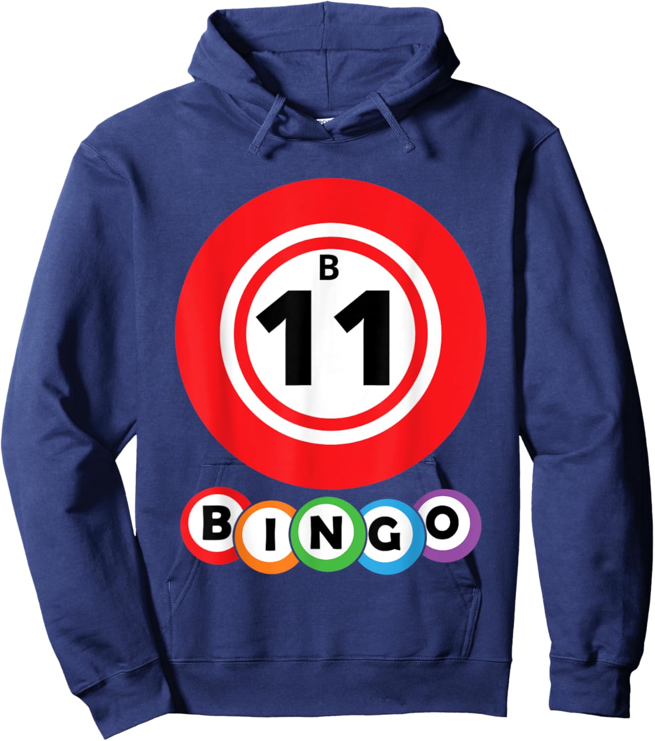 Lucky Bingo B11 Group Bingo Costume Hoodie - Hoodie | Navy