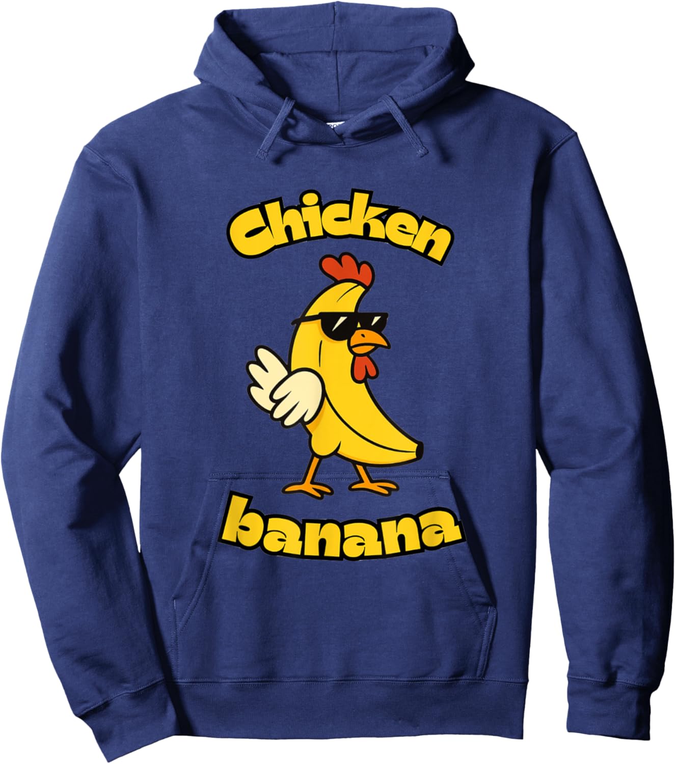 Chicken banana Hoodie - Hoodie | Navy