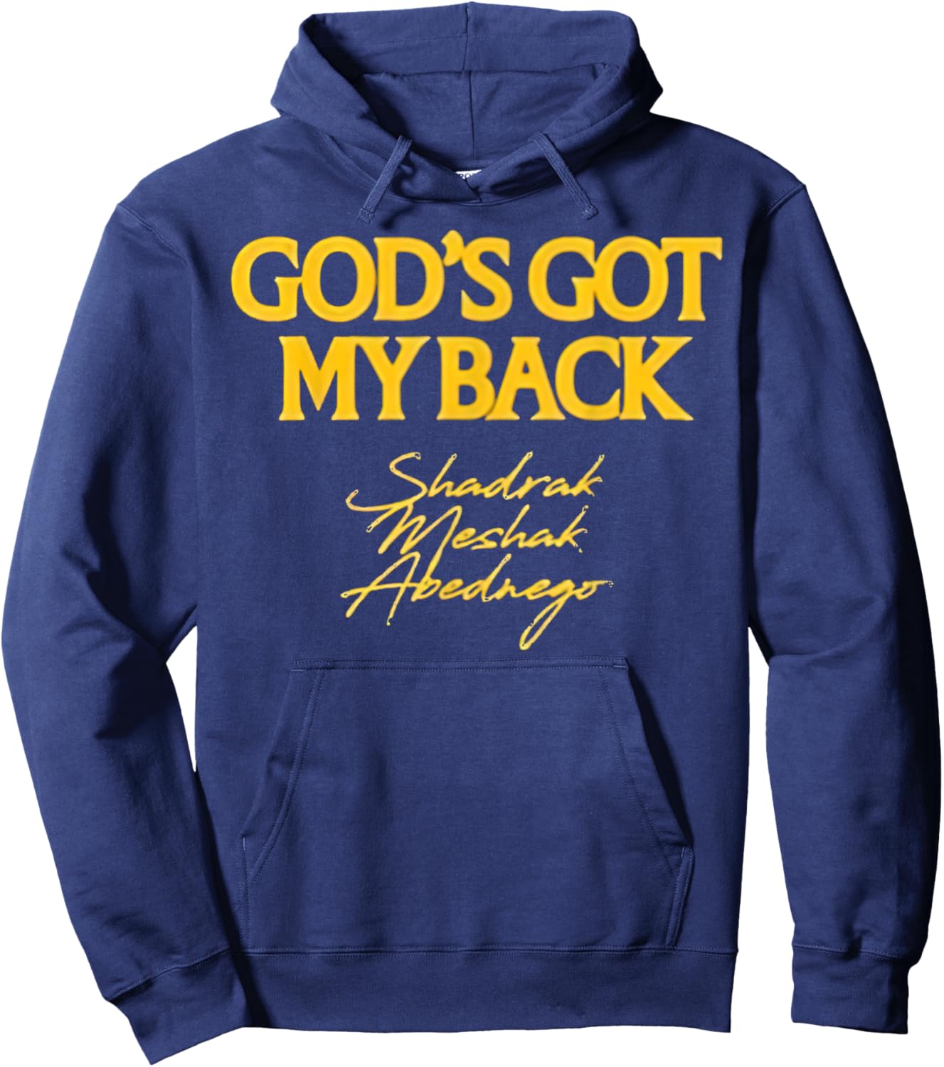 Brandon Lake Merch God's Got My Back Shadrach Meshach Abedne Hoodie - Hoodie | Navy