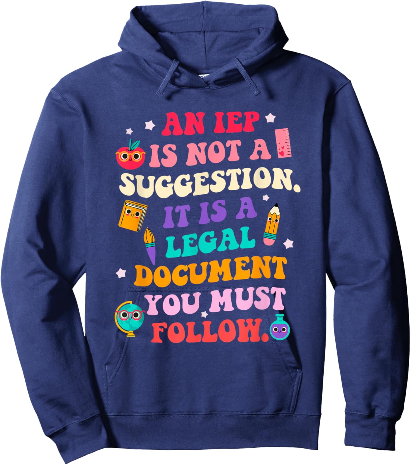 It Is A Legal Document You Must Follow Hoodie - Hoodie | Navy