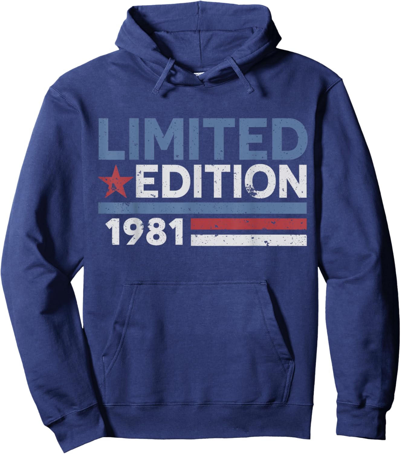 Retro 1981 Vintage Humour - Idée Cadeau Anniversaire 45 Ans Hoodie - Hoodie | Navy