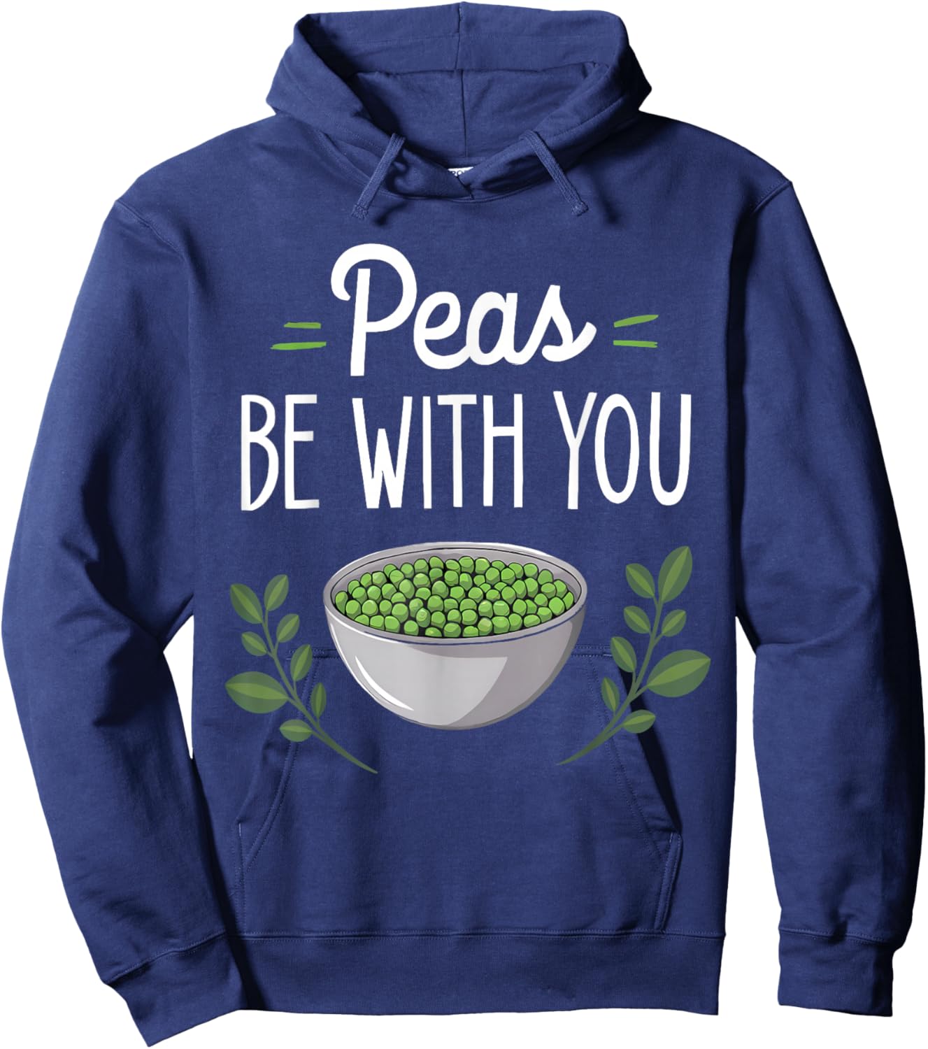 Funny Thanksgiving | Family Matching Peas Be With You Hoodie - Hoodie | Navy