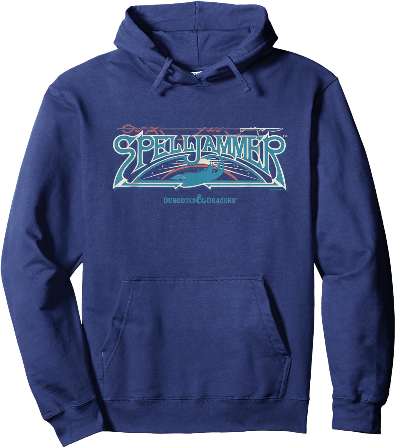 Dungeons & Dragons Retro Spelljammer Hoodie - Hoodie | Navy