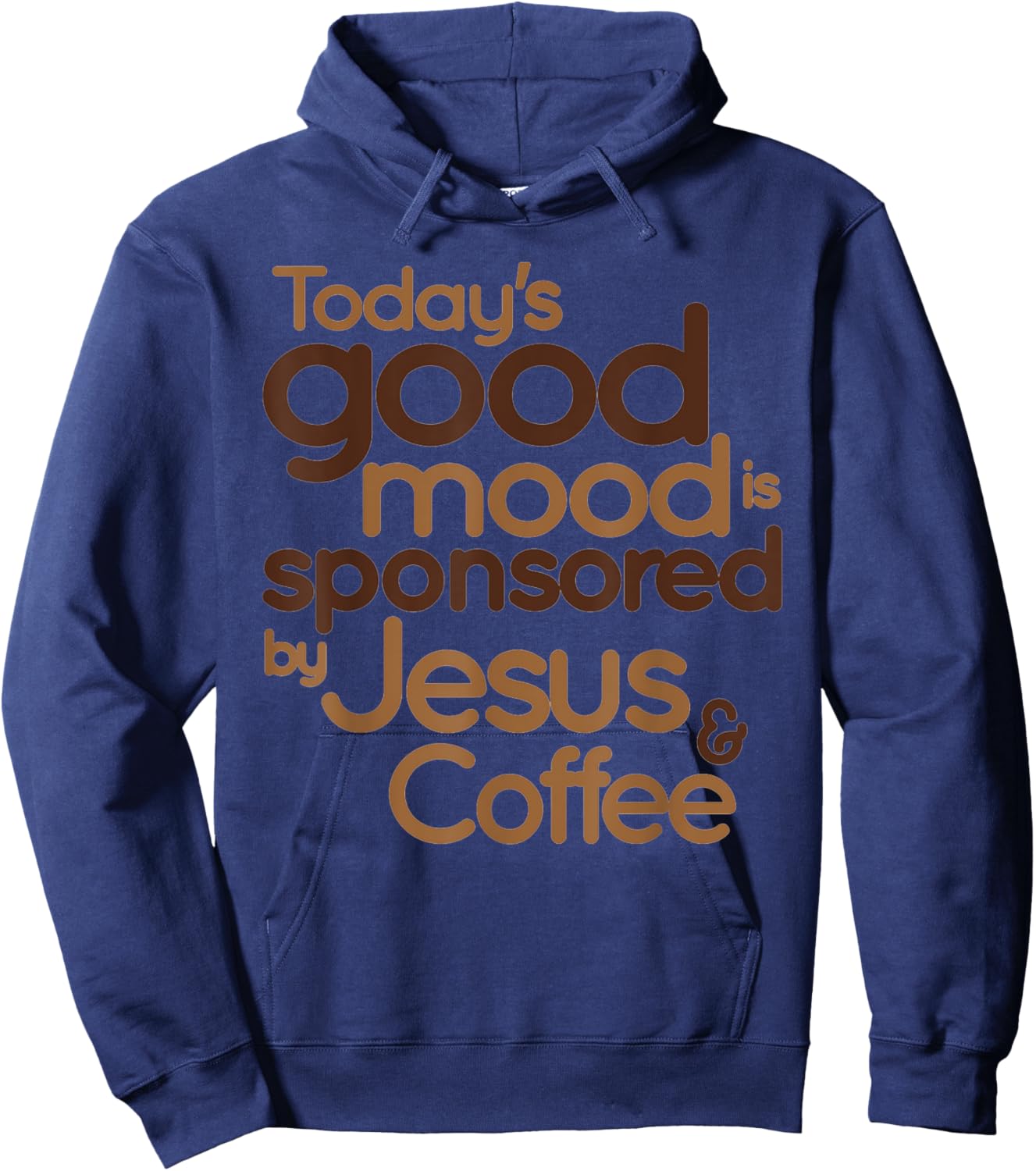 Today's good mood is sponsored by Jesus and Coffee Hoodie - Hoodie | Navy