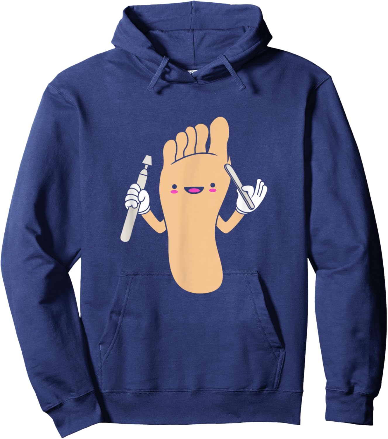 Funny Podiatrist Cute Foot Doctor Podiatry Hoodie - Hoodie | Navy