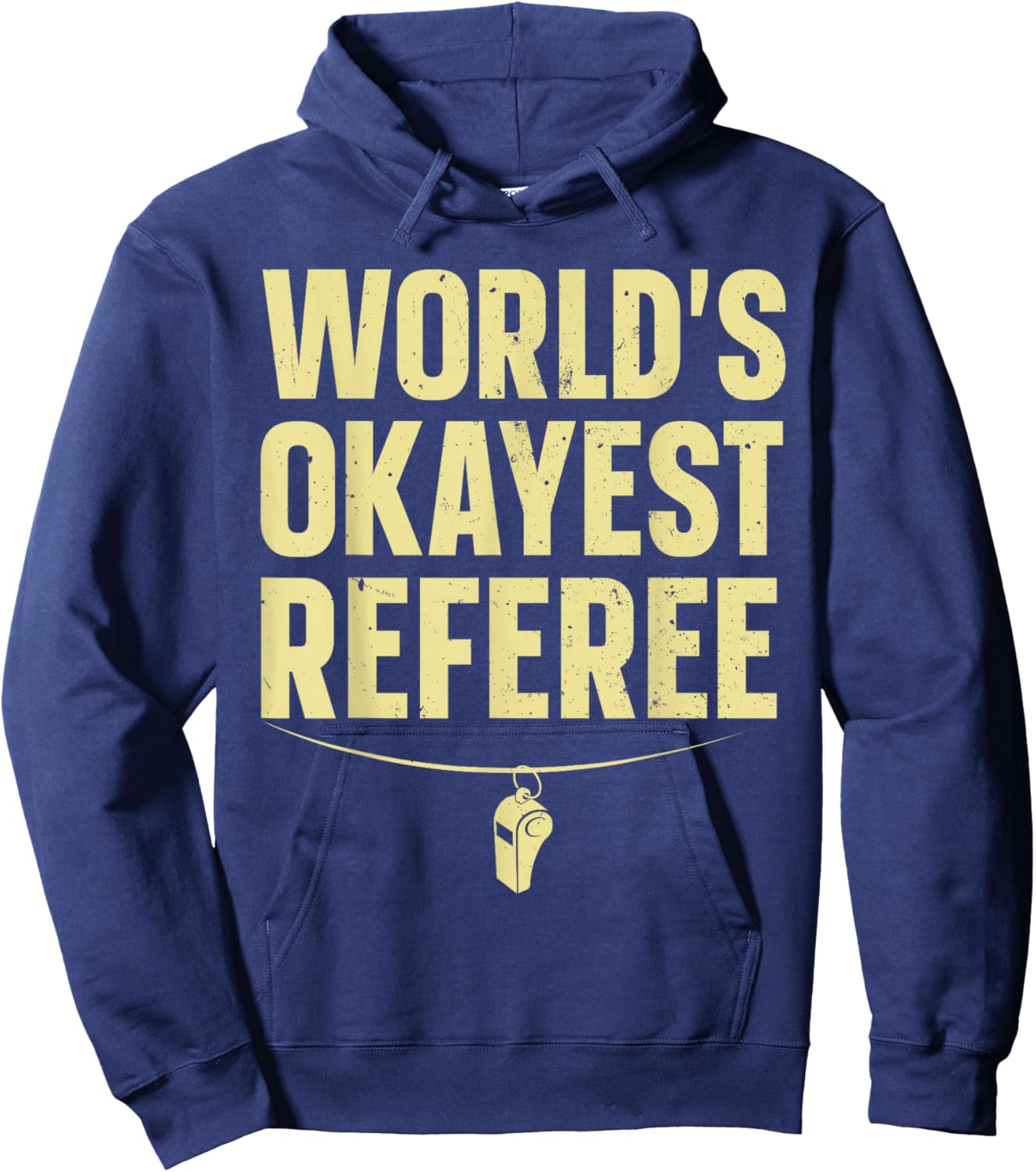 Funny Referee Art Women Sports Ref Stuff Gag Referee Hoodie - Hoodie | Navy