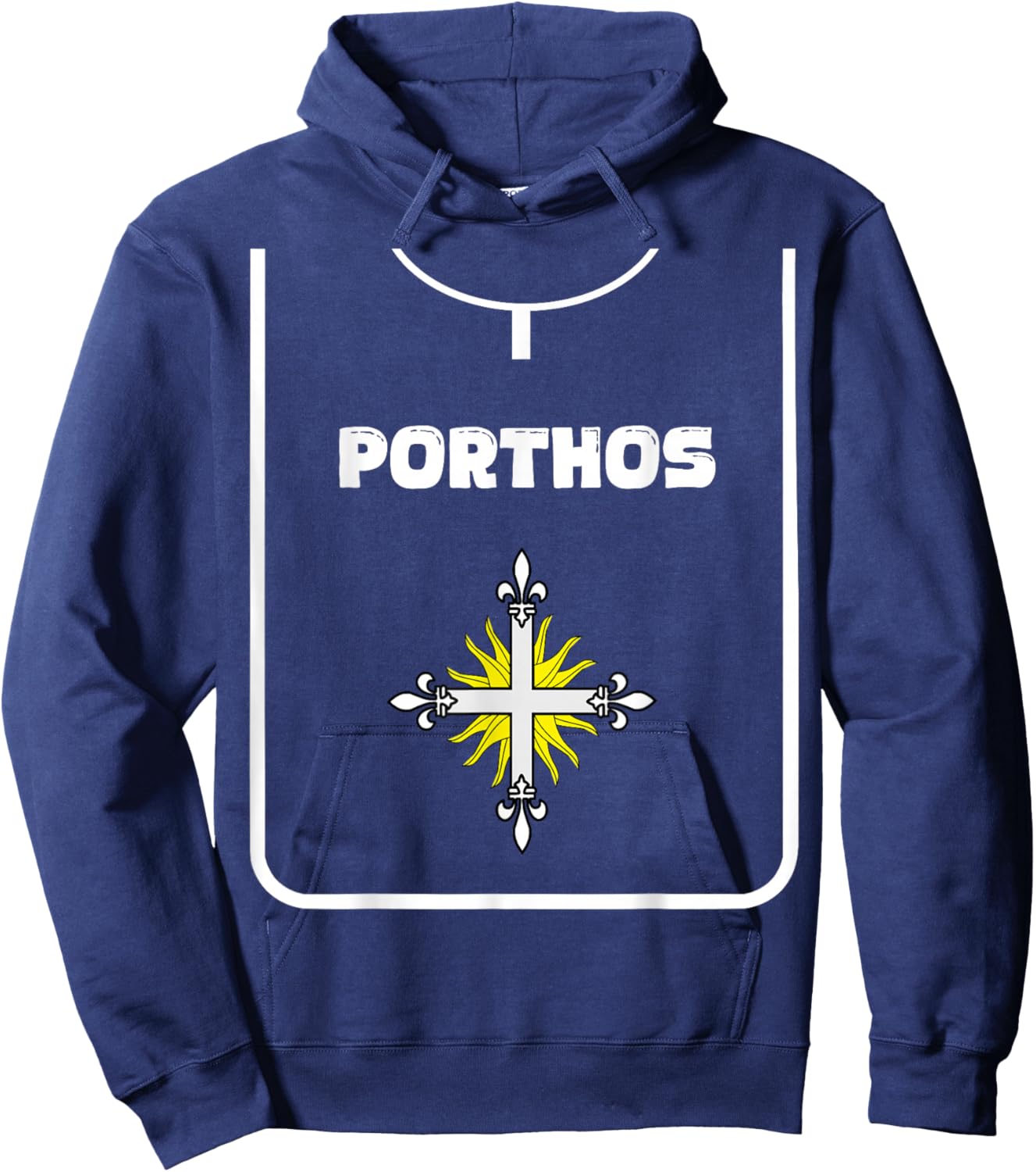 Novel The Three Musketeers DIY Halloween Carnival Costume Hoodie - Hoodie | Navy