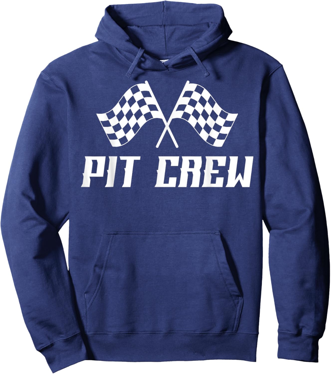 Race Car Driver Birthday Party Racing Family Pit Crew Hoodie - Hoodie | Navy