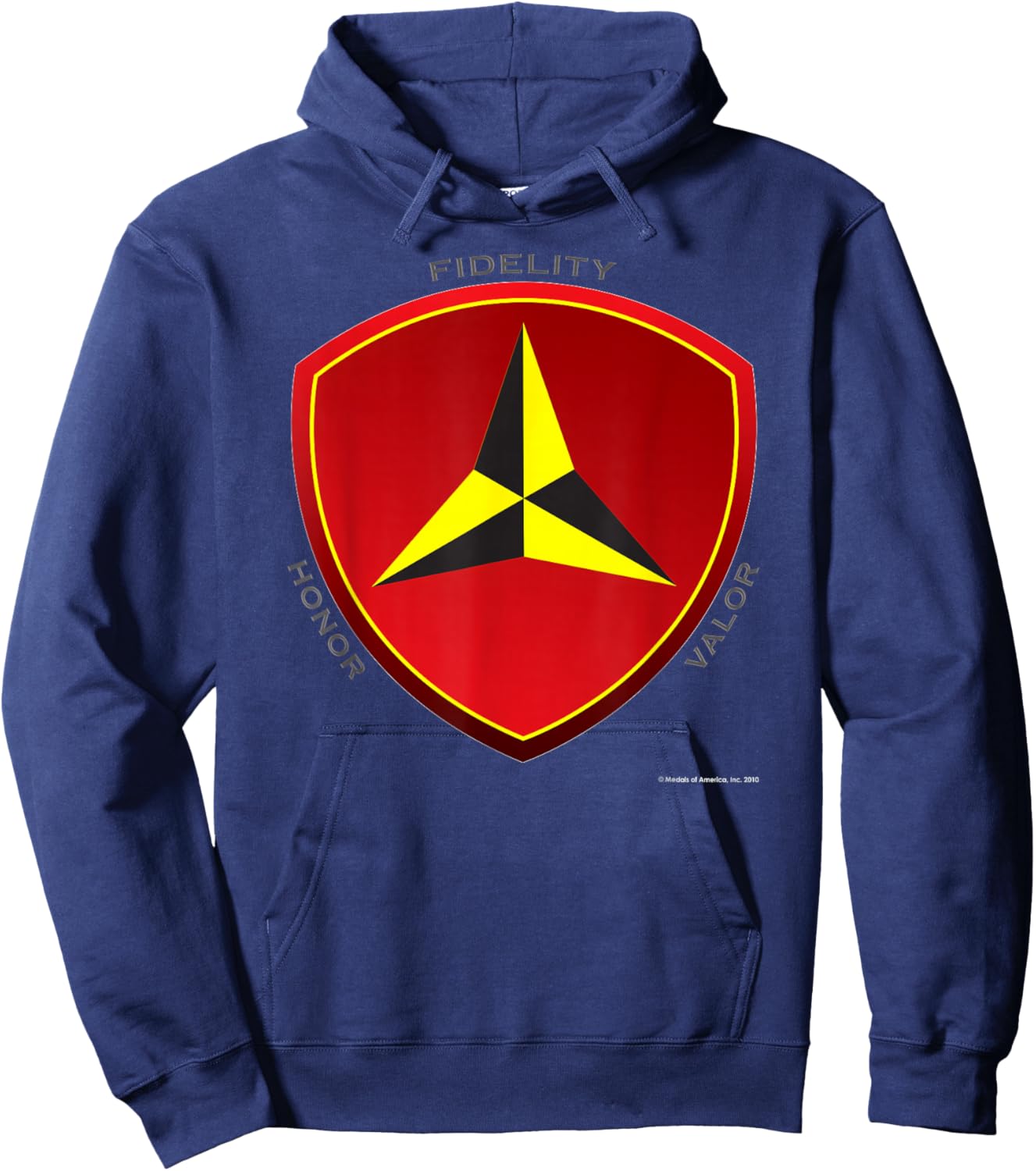 3rd Marine Division Hoodie - Hoodie | Navy