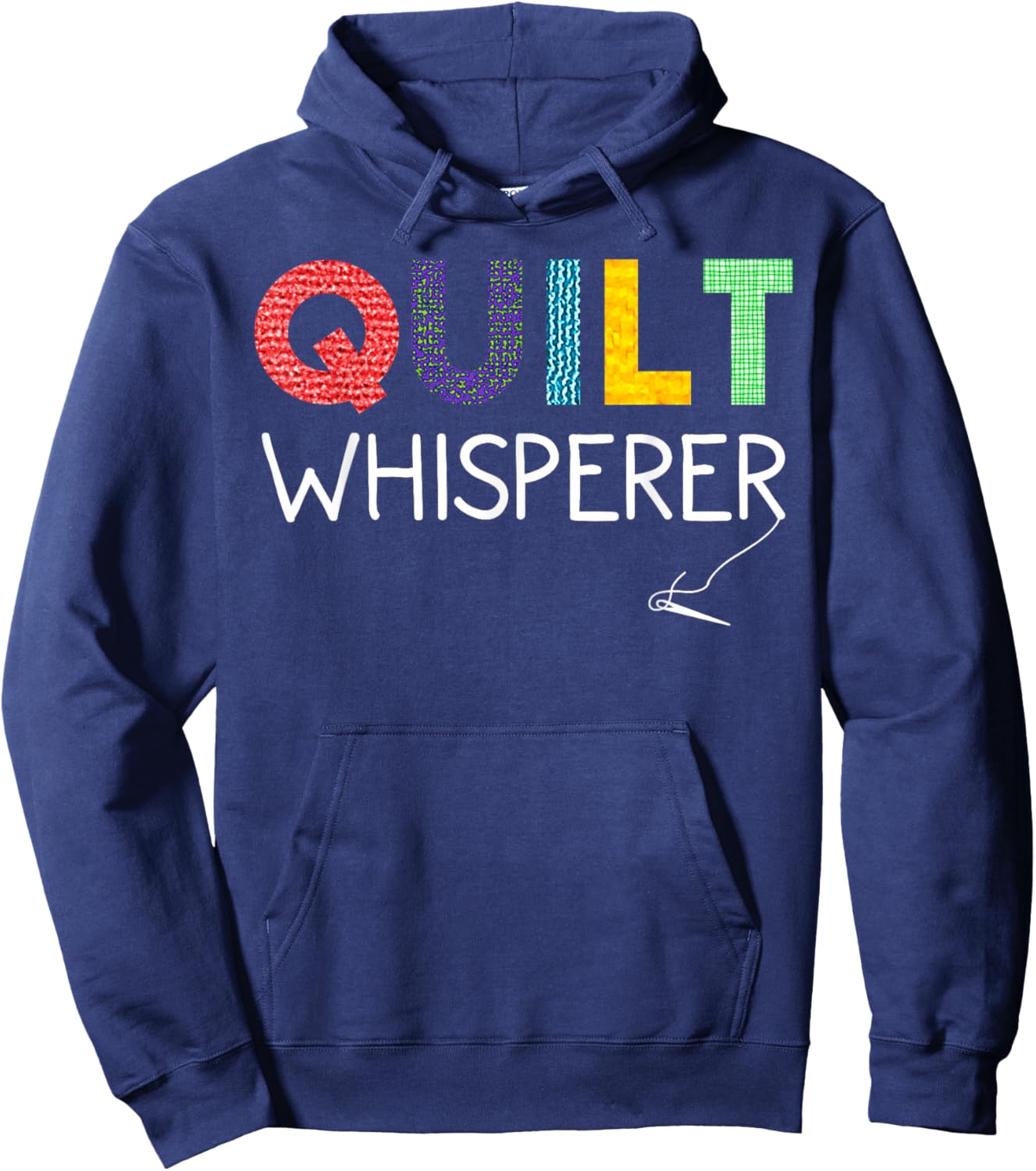 Funny Quilting Art Mom Quilt Sewing Lovers Quilter Hoodie - Hoodie | Navy
