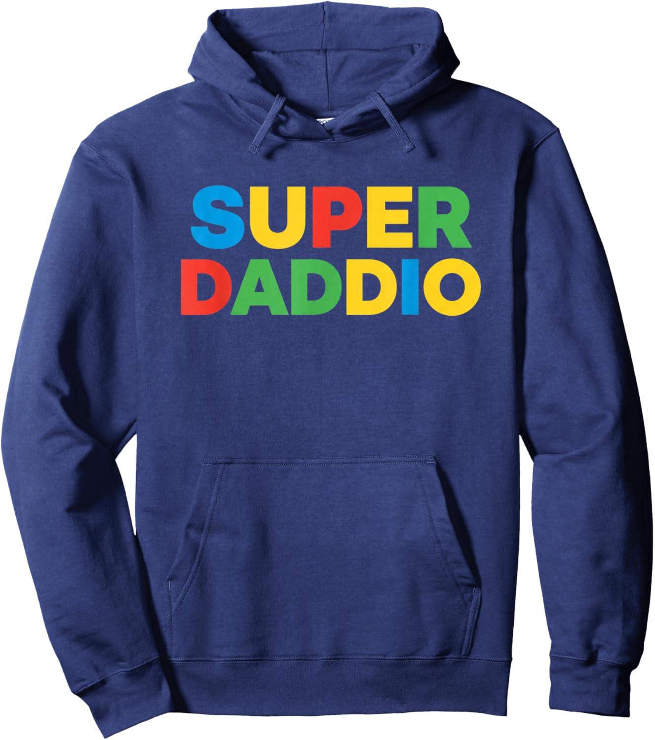 US States Super Daddio Retro Dad Style Hoodie - Hoodie | Navy