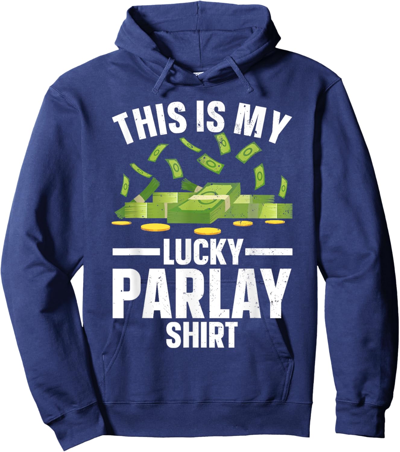 Funny Sports Betting Art Women Parlay Sports Gambler Hoodie - Hoodie | Navy