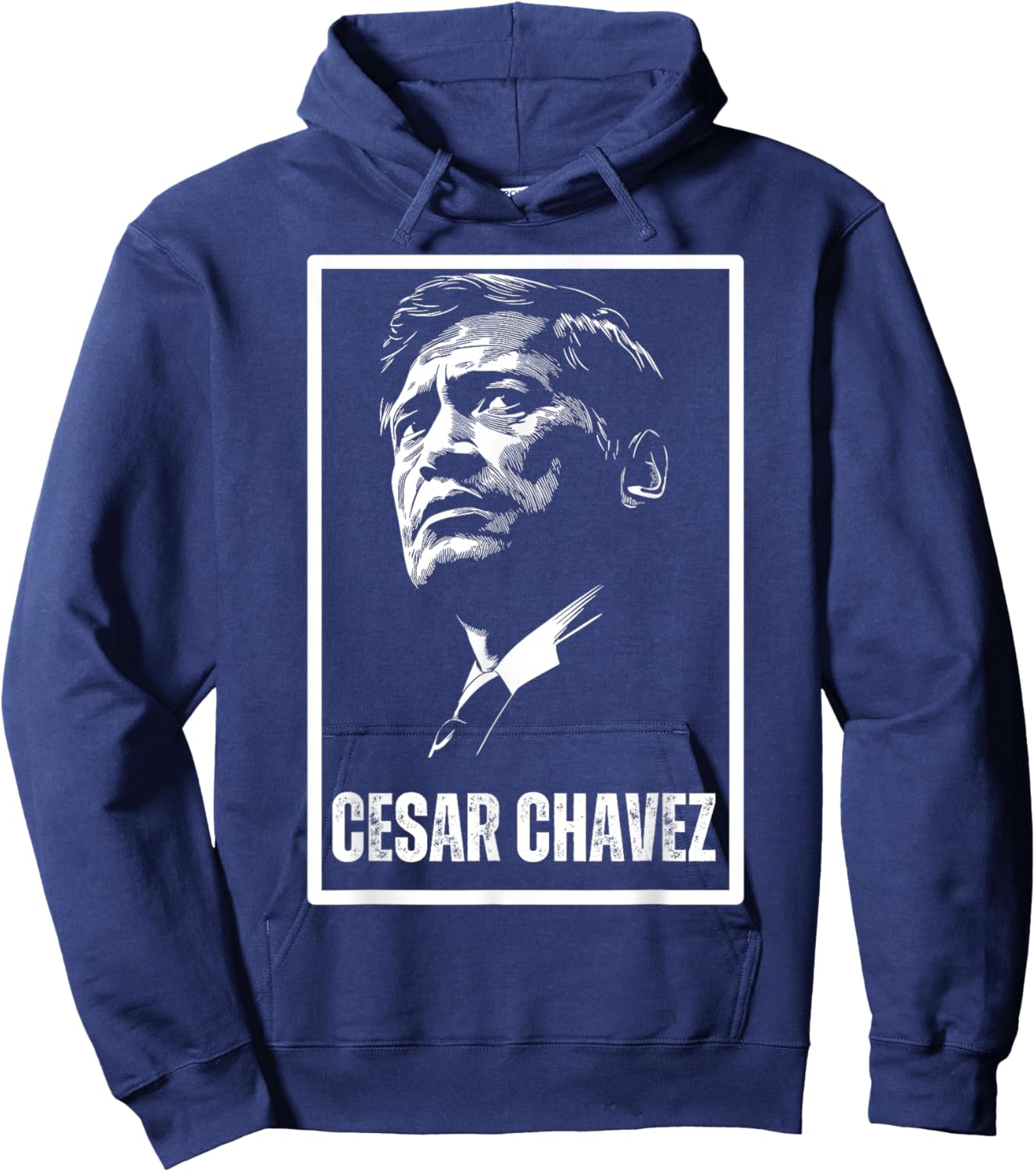 Cesar Chavez Hispanic Heritage Month Mexican Pride Latino Hoodie - Hoodie | Navy