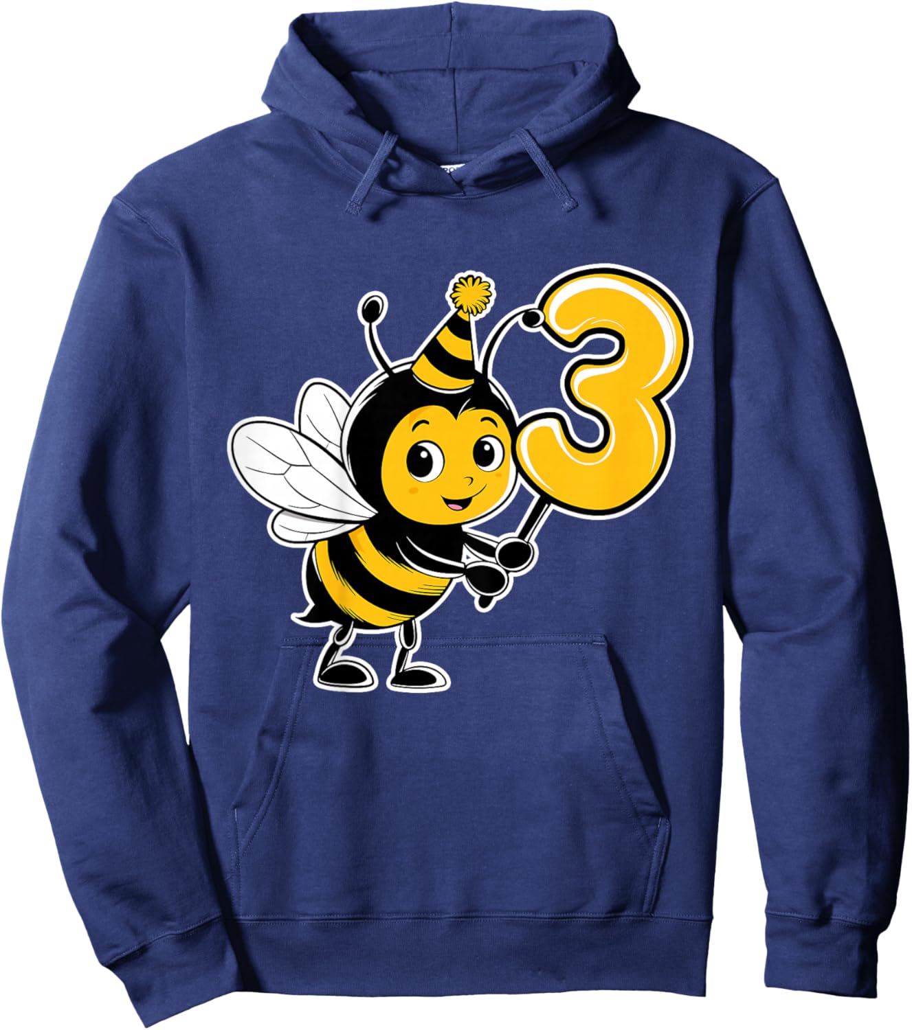 3rd Birthday Bumblebee Kids Hoodie - Hoodie | Navy