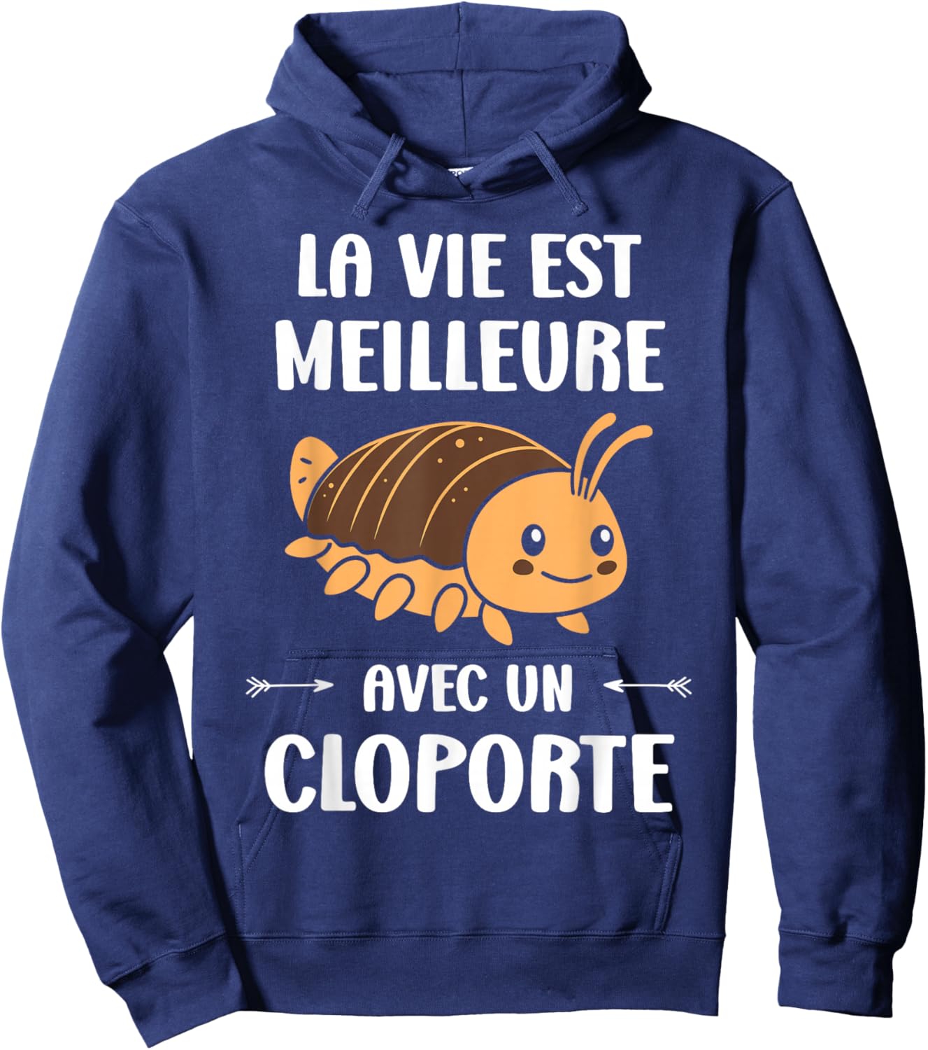 Humour Insect Life Is Better with A Woodlice Hoodie - Hoodie | Navy