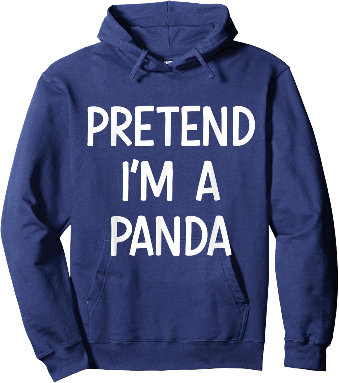 Pretend Im a Panda Costume Halloween Hoodie - Hoodie | Navy