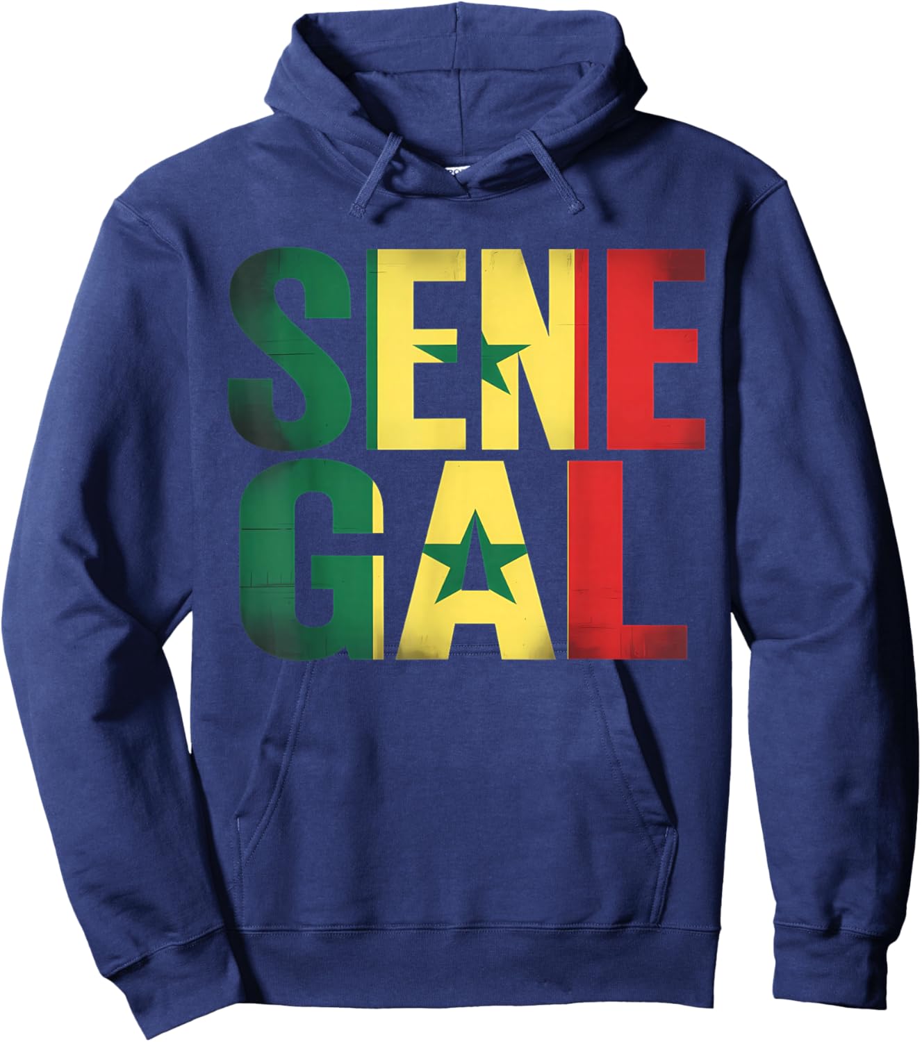 Senegal Roots Senegalese Flag Hoodie - Hoodie | Navy