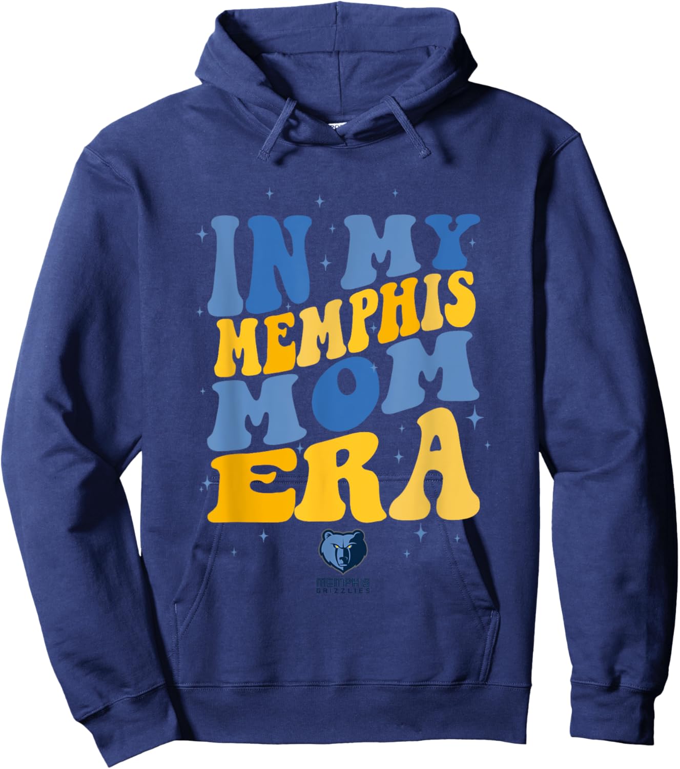 NBA Memphis Grizzlies In My Memphis Mom Era Logo Hoodie - Hoodie | Navy